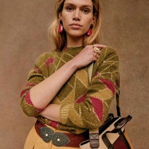 Sezane - Antoine Jumper - S - Multicolor / Gold